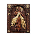 Icône du Christ Miséricordieux entièrement faite à la main