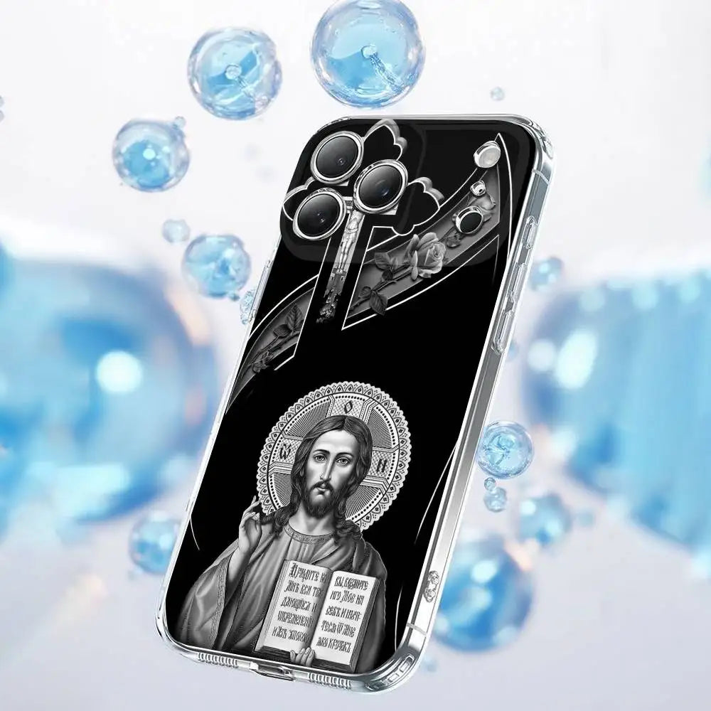 Coque de téléphone de style orthodoxe pour Iphone 17,16,15,14,13,12,11 Plus,Pro,Max,Plus,E,Air,Mini
