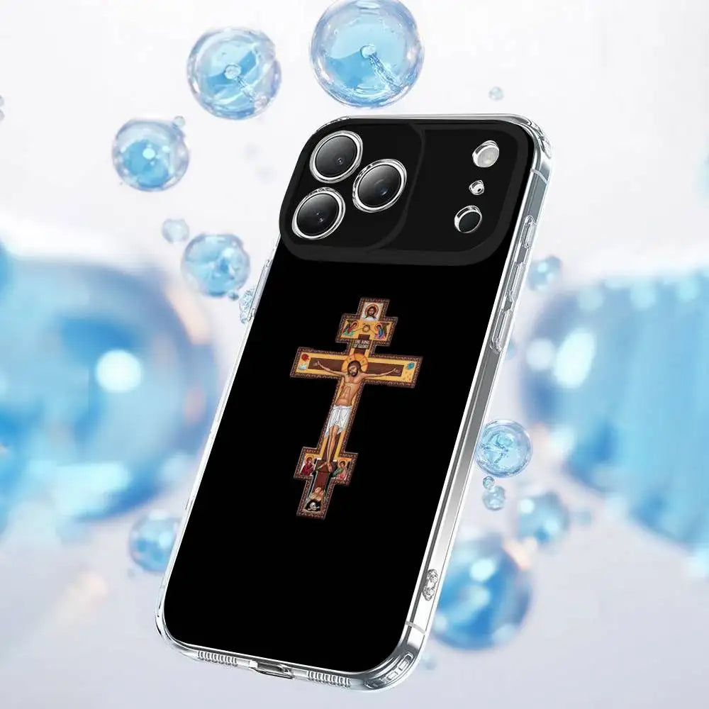 Coque de téléphone de style orthodoxe pour Iphone 17,16,15,14,13,12,11 Plus,Pro,Max,Plus,E,Air,Mini